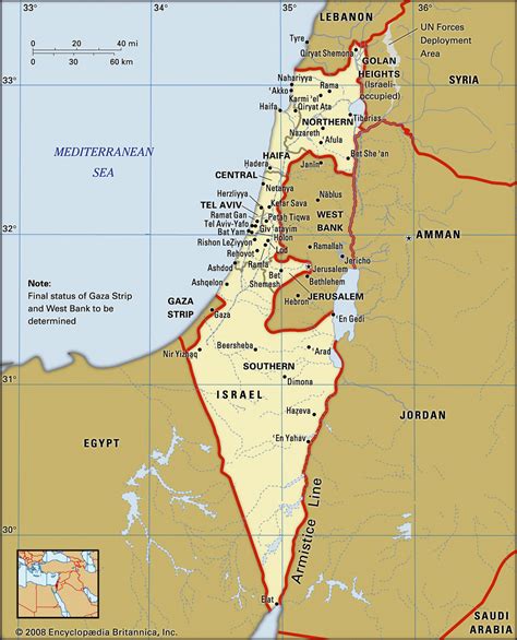 Israel Maps & Facts .